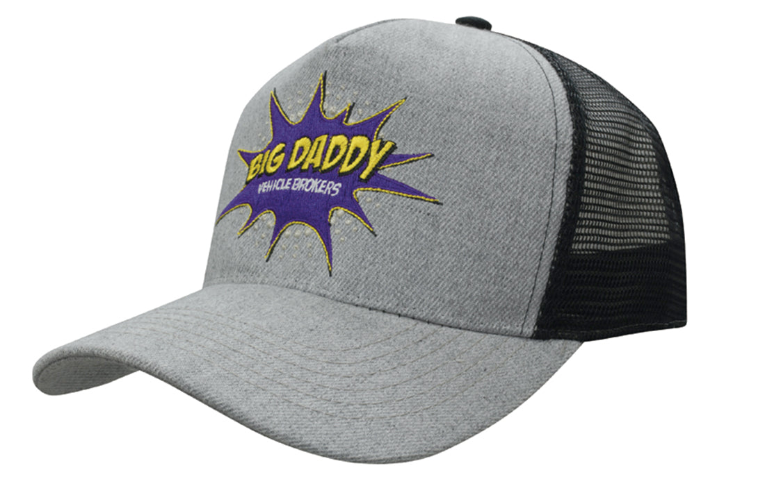 Grey Marle American Twill with Mesh Back Grey Marle American Twill with Mesh Back HEADWEAR STOCKISTS Faster Workwear and Design