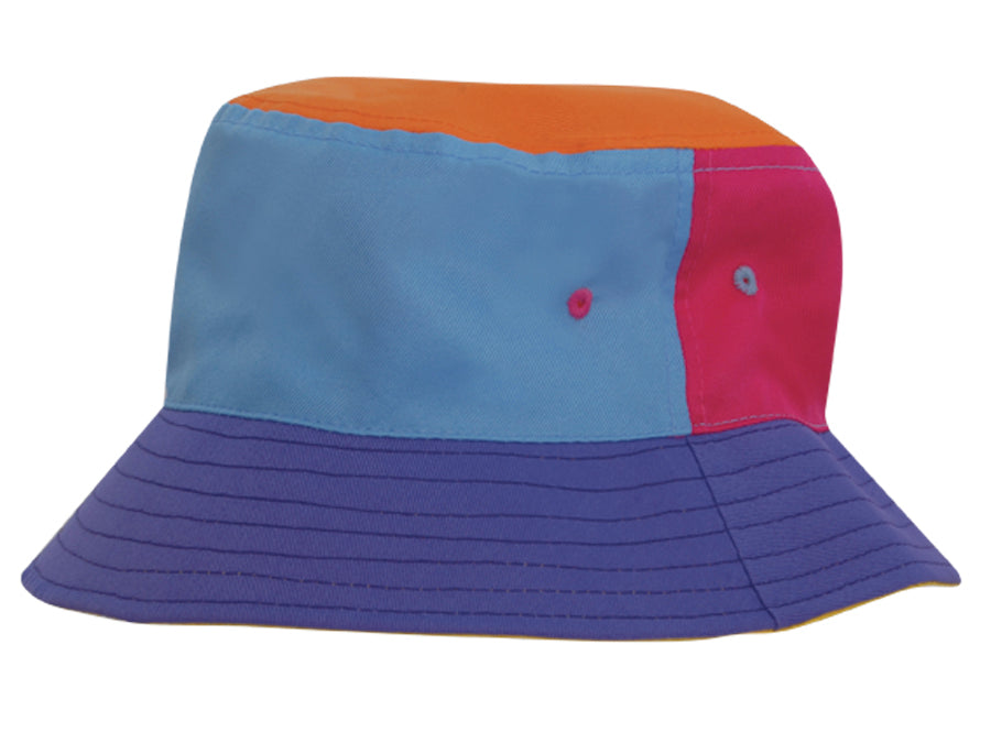 Multi Colour Breathable Poly Twill Bucket Hat Multi Colour Breathable Poly Twill Bucket Hat HEADWEAR STOCKISTS Faster Workwear and Design