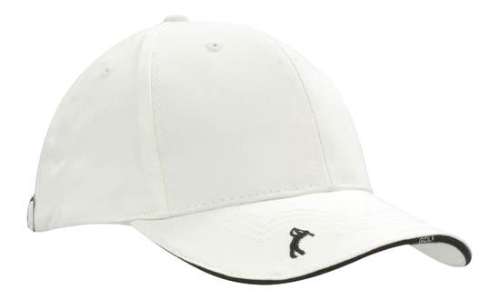 Chino Twill Golf Cap with Peak Embroidery Chino Twill Golf Cap with Peak Embroidery HEADWEAR STOCKISTS Faster Workwear and Design
