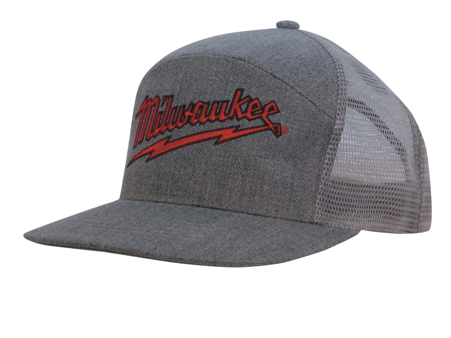 Grey Marle Flannel Cap with Mesh Back Grey Marle Flannel Cap with Mesh Back HEADWEAR STOCKISTS Faster Workwear and Design