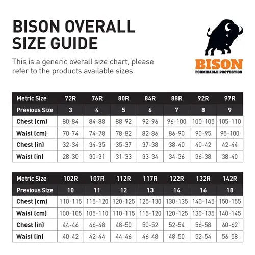 Bison OVERALL Overalls NZ Faster Workwear and Design