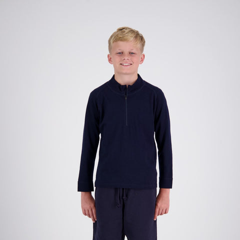 Alpine Merino 1/2 Zip - Kids Alpine Merino 1/2 Zip - Kids Cloke Faster Workwear and Design