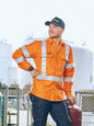 Apex 185 X Taped Biomotion Hi Vis FR Ripstop Vented Shirt Apex 185 X Taped Biomotion Hi Vis FR Ripstop Vented Shirt Bisley Workwear Faster Workwear and Design