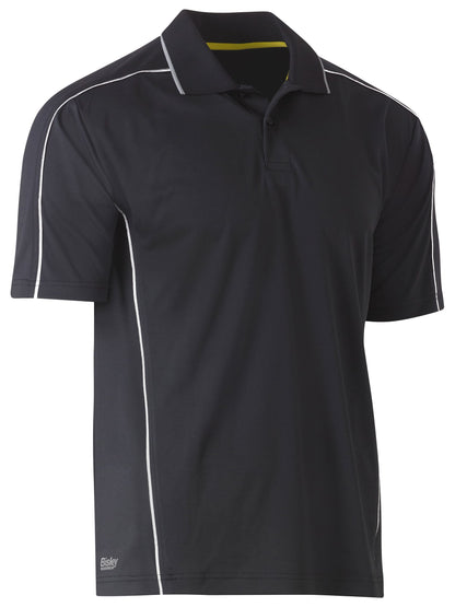 Cool Mesh Polo with Reflective Piping Cool Mesh Polo with Reflective Piping Bisley Workwear Faster Workwear and Design