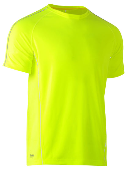 Cool Mesh Tee with Reflective Piping Cool Mesh Tee with Reflective Piping Bisley Workwear Faster Workwear and Design