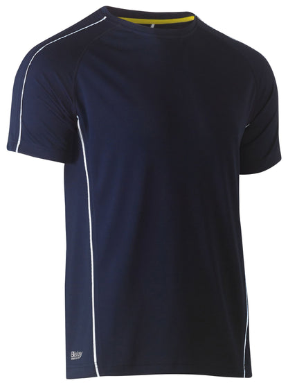 Cool Mesh Tee with Reflective Piping Cool Mesh Tee with Reflective Piping Bisley Workwear Faster Workwear and Design