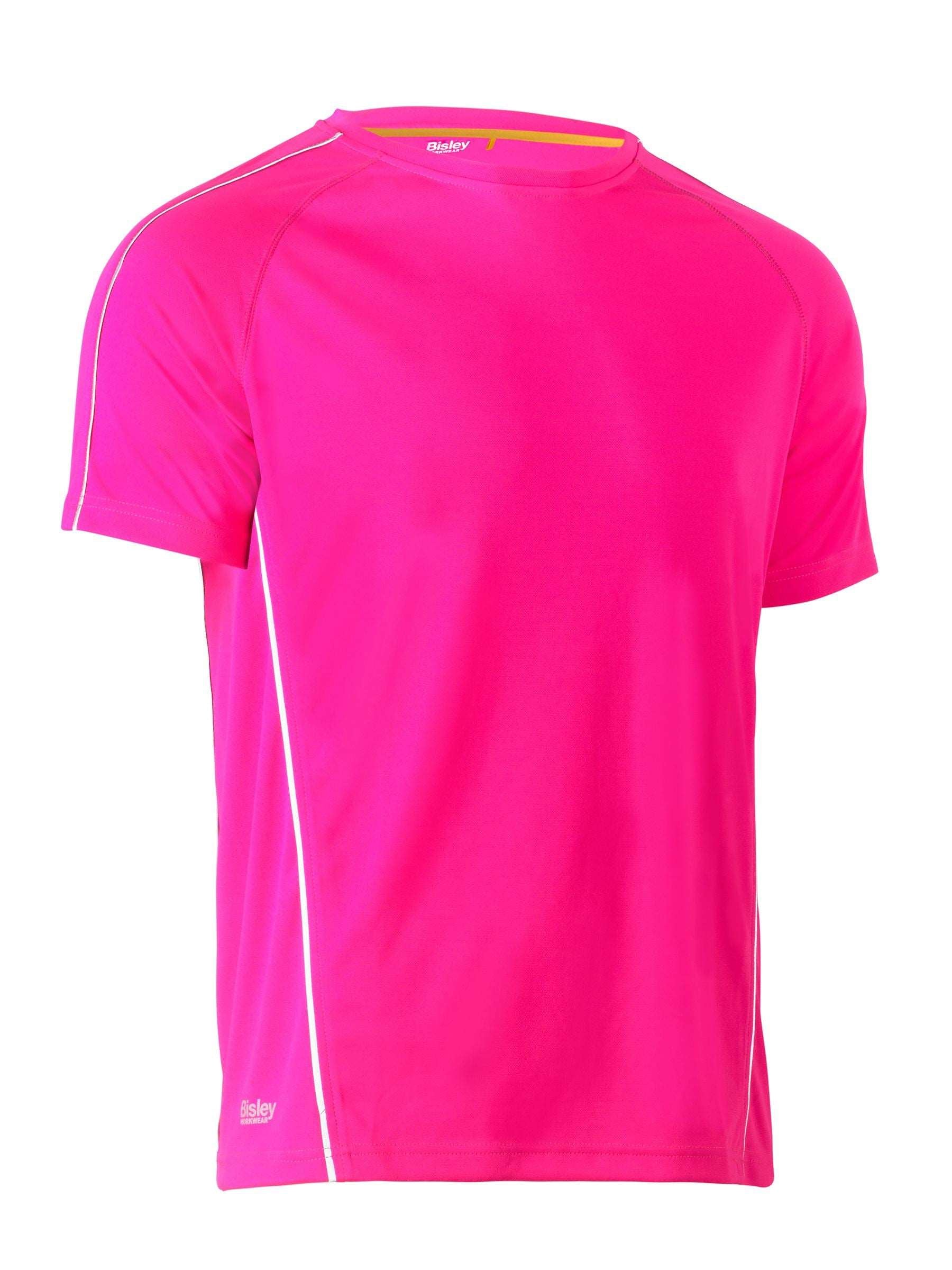 Cool Mesh Tee with Reflective Piping Cool Mesh Tee with Reflective Piping Bisley Workwear Faster Workwear and Design