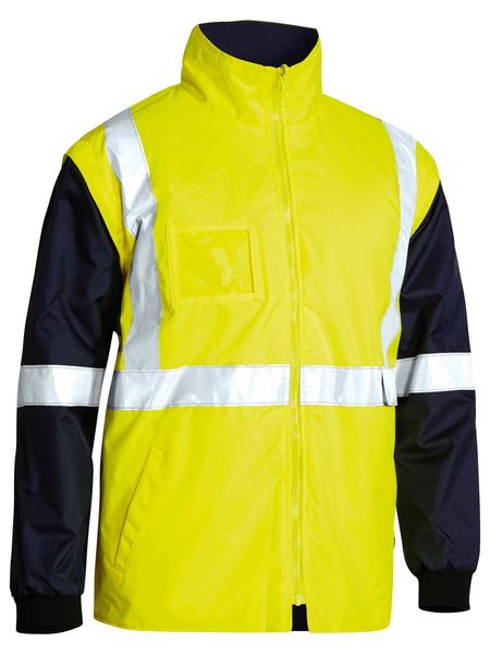 Bisley 5 IN 1 RAIN JACKET BK6975 - Premium Hi Vis Jacket HI VIS VEST COMBO from - Just $149.95! Shop now at Faster Workwear and Design