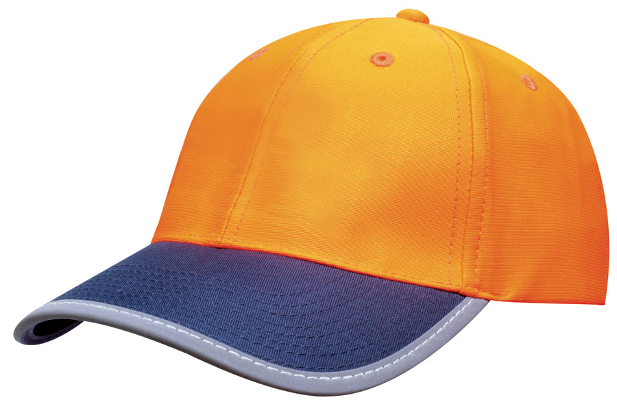 Luminescent Safety Cap with Reflective Trim Luminescent Safety Cap with Reflective Trim HEADWEAR STOCKISTS Faster Workwear and Design