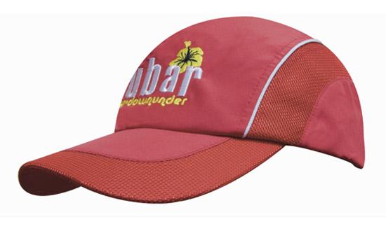 Spring Woven Fabric Cap with Mesh to Side Panels and Peak Spring Woven Fabric Cap with Mesh to Side Panels and Peak HEADWEAR STOCKISTS Faster Workwear and Design