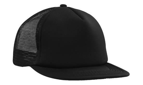 Flat Peak Trucker Mesh Cap Flat Peak Trucker Mesh Cap HEADWEAR STOCKISTS Faster Workwear and Design