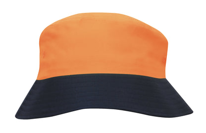 Breathable Poly Twill Safety Bucket Hat Breathable Poly Twill Safety Bucket Hat HEADWEAR STOCKISTS Faster Workwear and Design