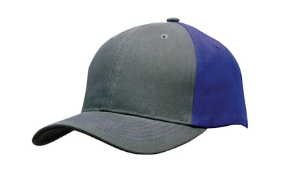 Brushed Heavy Cotton Two-Tone Cap Brushed Heavy Cotton Two-Tone Cap HEADWEAR STOCKISTS Faster Workwear and Design