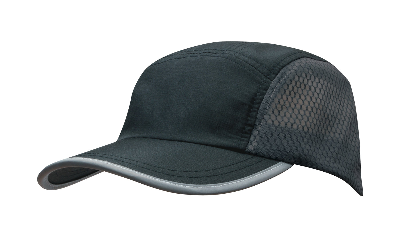 Sports Rip Stop Cap with Mesh Side Panels Sports Rip Stop Cap with Mesh Side Panels HEADWEAR STOCKISTS Faster Workwear and Design