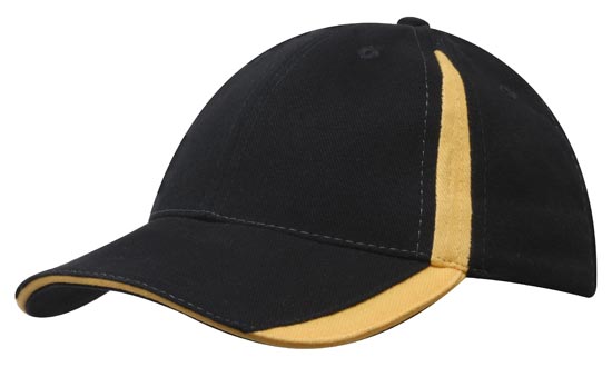 Brushed Heavy Cotton Cap with Inserts on the Peak & Crown Brushed Heavy Cotton Cap with Inserts on the Peak & Crown HEADWEAR STOCKISTS Faster Workwear and Design