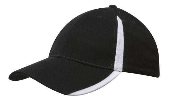 Brushed Heavy Cotton Cap with Inserts on the Peak & Crown Brushed Heavy Cotton Cap with Inserts on the Peak & Crown HEADWEAR STOCKISTS Faster Workwear and Design