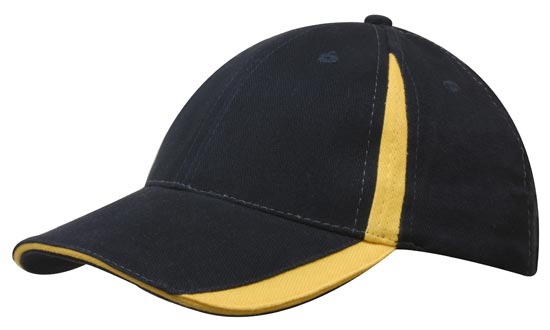 Brushed Heavy Cotton Cap with Inserts on the Peak & Crown Brushed Heavy Cotton Cap with Inserts on the Peak & Crown HEADWEAR STOCKISTS Faster Workwear and Design