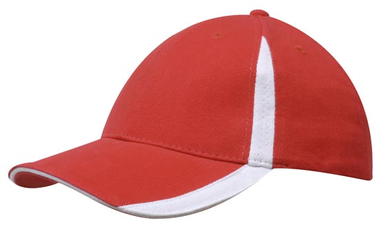 Brushed Heavy Cotton Cap with Inserts on the Peak & Crown Brushed Heavy Cotton Cap with Inserts on the Peak & Crown HEADWEAR STOCKISTS Faster Workwear and Design