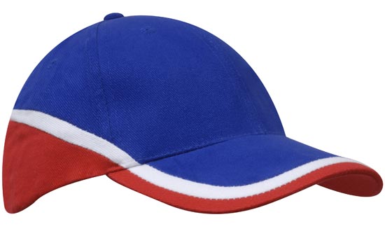 Brushed Heavy Cotton Tri-Coloured Cap Brushed Heavy Cotton Tri-Coloured Cap HEADWEAR STOCKISTS Faster Workwear and Design