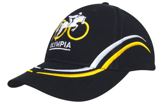 Brushed Heavy Cotton Cap with Curved Embroidery on Crown and Peak Brushed Heavy Cotton Cap with Curved Embroidery on Crown and Peak HEADWEAR STOCKISTS Faster Workwear and Design