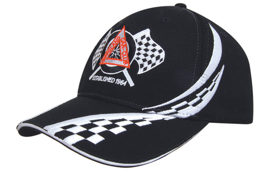 Brushed Heavy Cotton Cap with Swirling Checks & Sandwich Brushed Heavy Cotton Cap with Swirling Checks & Sandwich HEADWEAR STOCKISTS Faster Workwear and Design