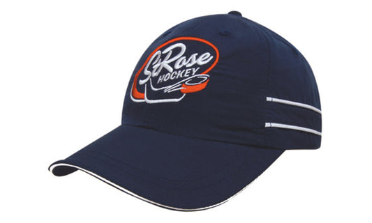 Microfibre Sports Cap with Piping and Sandwich Microfibre Sports Cap with Piping and Sandwich HEADWEAR STOCKISTS Faster Workwear and Design