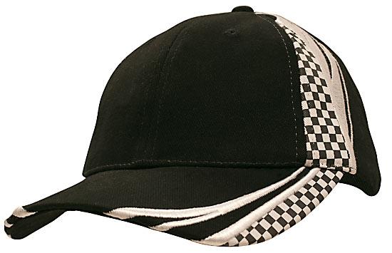 Brushed Heavy Cotton Cap with Embroidery & Printed Checks Brushed Heavy Cotton Cap with Embroidery & Printed Checks HEADWEAR STOCKISTS Faster Workwear and Design