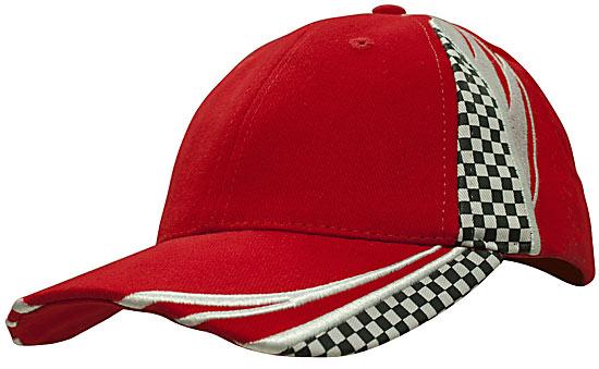 Brushed Heavy Cotton Cap with Embroidery & Printed Checks Brushed Heavy Cotton Cap with Embroidery & Printed Checks HEADWEAR STOCKISTS Faster Workwear and Design