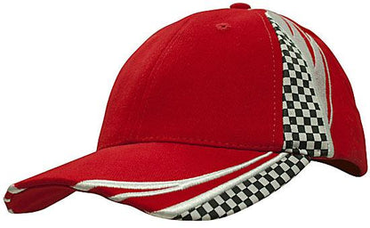Brushed Heavy Cotton Cap with Embroidery & Printed Checks Brushed Heavy Cotton Cap with Embroidery & Printed Checks HEADWEAR STOCKISTS Faster Workwear and Design
