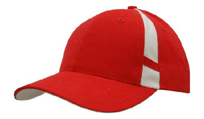 Brushed Heavy Cotton Cap with Crown Inserts & Contrasting Peak Under & Strap Brushed Heavy Cotton Cap with Crown Inserts & Contrasting Peak Under & Strap HEADWEAR STOCKISTS Faster Workwear and Design