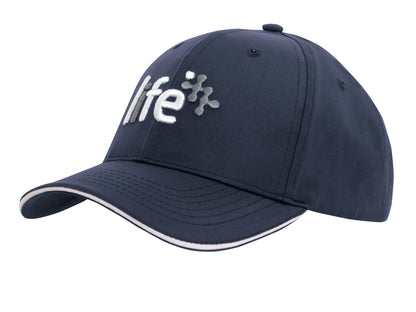 Ripstop Sports Cap with Sandwich Peak Trim Ripstop Sports Cap with Sandwich Peak Trim HEADWEAR STOCKISTS Faster Workwear and Design