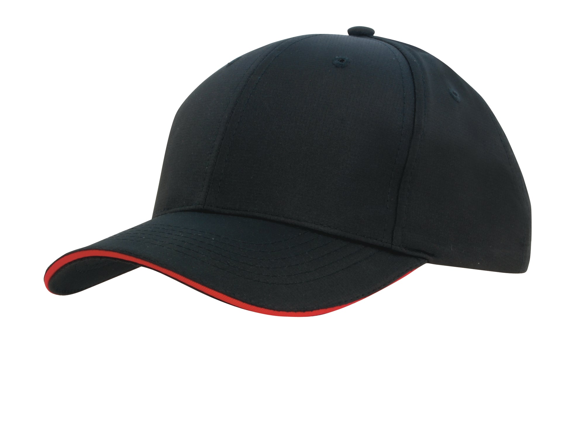 Ripstop Sports Cap with Sandwich Peak Trim Ripstop Sports Cap with Sandwich Peak Trim HEADWEAR STOCKISTS Faster Workwear and Design