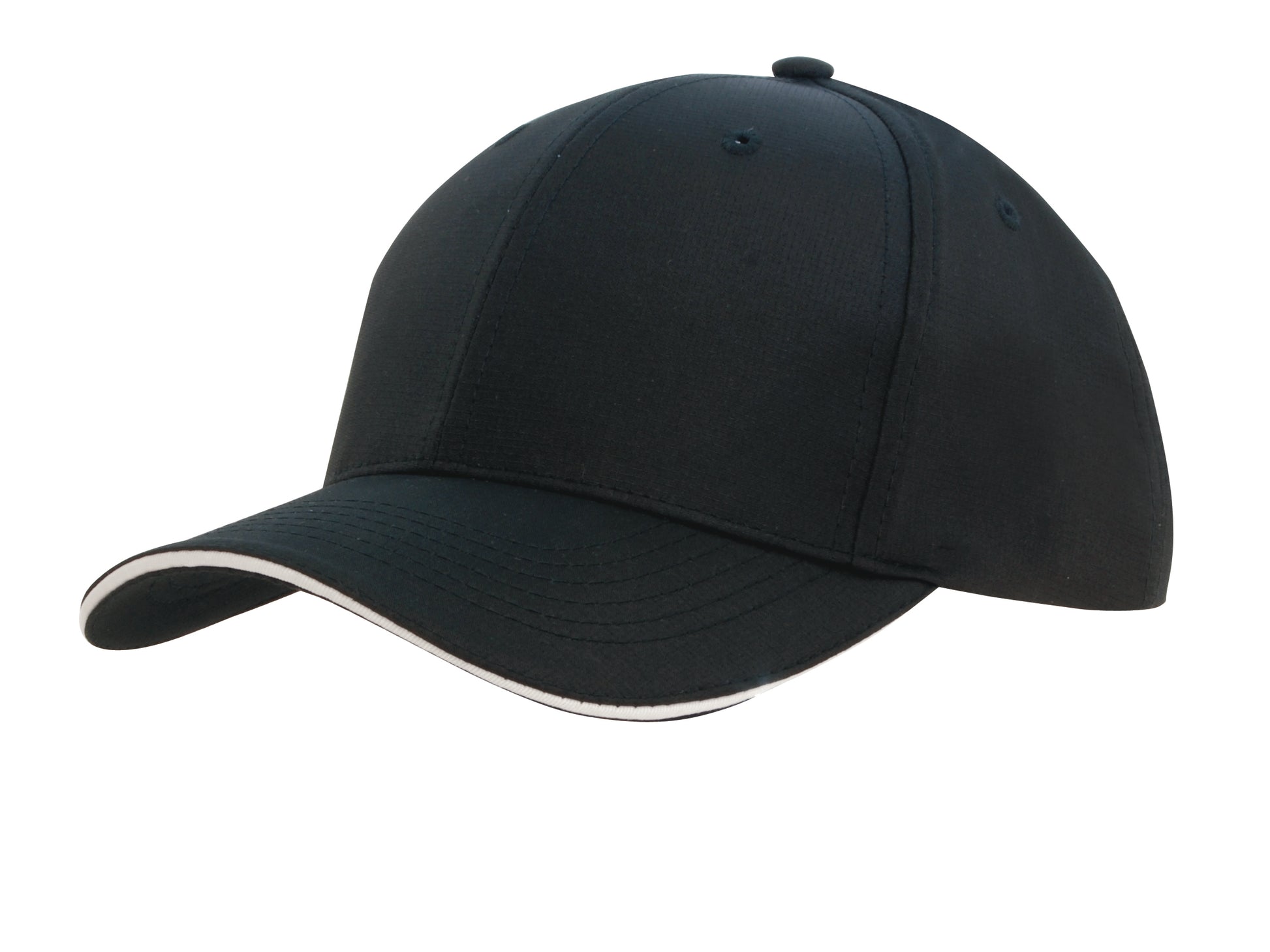 Ripstop Sports Cap with Sandwich Peak Trim Ripstop Sports Cap with Sandwich Peak Trim HEADWEAR STOCKISTS Faster Workwear and Design