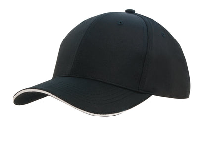 Ripstop Sports Cap with Sandwich Peak Trim Ripstop Sports Cap with Sandwich Peak Trim HEADWEAR STOCKISTS Faster Workwear and Design