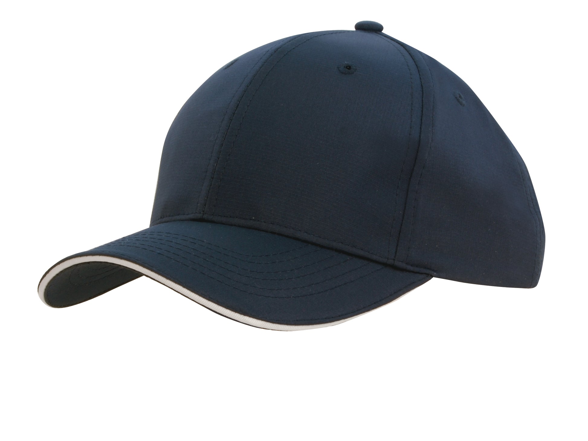 Ripstop Sports Cap with Sandwich Peak Trim Ripstop Sports Cap with Sandwich Peak Trim HEADWEAR STOCKISTS Faster Workwear and Design