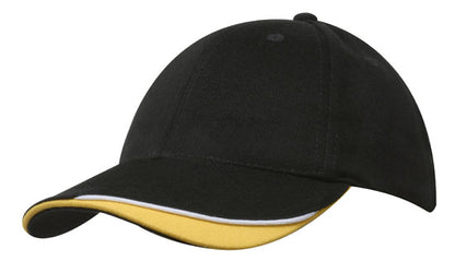 Brushed Heavy Cotton Cap with Indented Peak Brushed Heavy Cotton Cap with Indented Peak HEADWEAR STOCKISTS Faster Workwear and Design