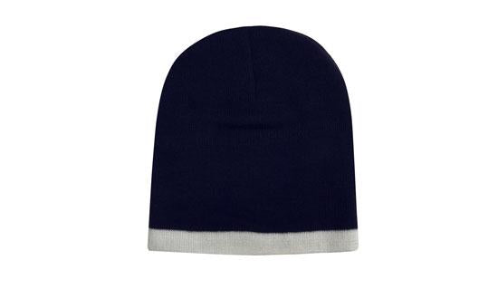 Roll Down Two Tone Acrylic Beanie Roll Down Two Tone Acrylic Beanie HEADWEAR STOCKISTS Faster Workwear and Design