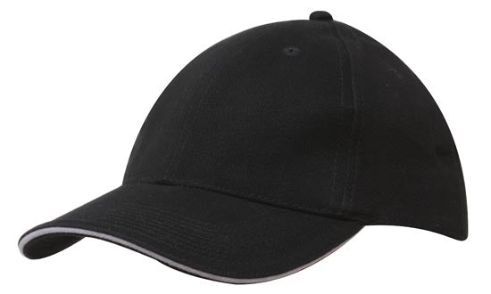 Brushed Heavy Cotton Cap with Sandwich Trim Brushed Heavy Cotton Cap with Sandwich Trim HEADWEAR STOCKISTS Faster Workwear and Design
