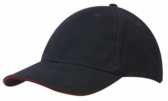 Brushed Heavy Cotton Cap with Sandwich Trim Brushed Heavy Cotton Cap with Sandwich Trim HEADWEAR STOCKISTS Faster Workwear and Design