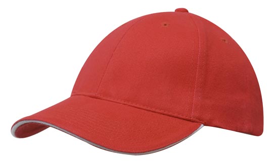 Brushed Heavy Cotton Cap with Sandwich Trim Brushed Heavy Cotton Cap with Sandwich Trim HEADWEAR STOCKISTS Faster Workwear and Design