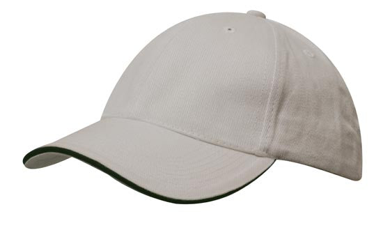 Brushed Heavy Cotton Cap with Sandwich Trim Brushed Heavy Cotton Cap with Sandwich Trim HEADWEAR STOCKISTS Faster Workwear and Design