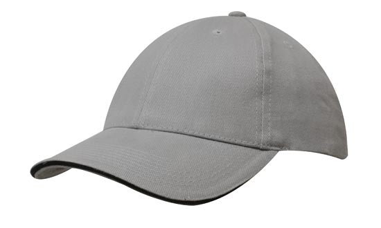 Brushed Heavy Cotton Cap with Sandwich Trim Brushed Heavy Cotton Cap with Sandwich Trim HEADWEAR STOCKISTS Faster Workwear and Design