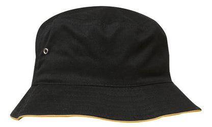 Brushed Sports Twill Bucket Hat Brushed Sports Twill Bucket Hat HEADWEAR STOCKISTS Faster Workwear and Design