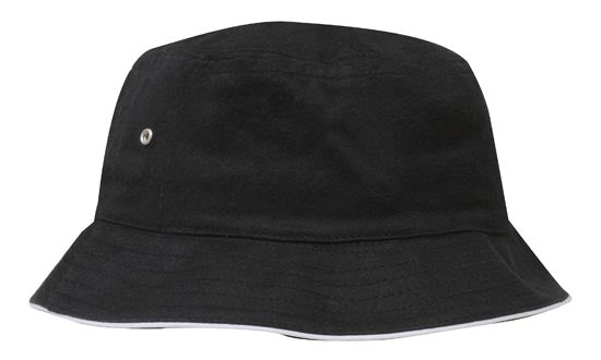 Brushed Sports Twill Bucket Hat Brushed Sports Twill Bucket Hat HEADWEAR STOCKISTS Faster Workwear and Design