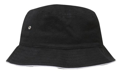 Brushed Sports Twill Bucket Hat Brushed Sports Twill Bucket Hat HEADWEAR STOCKISTS Faster Workwear and Design