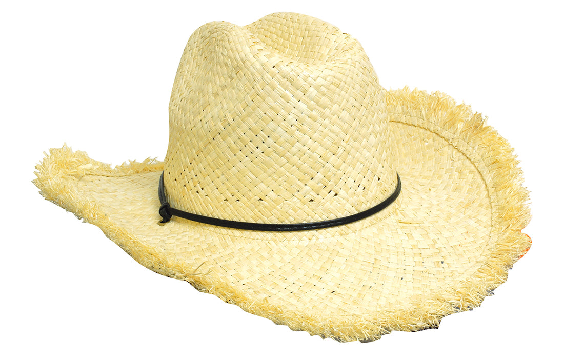Frayed Edge Cowboy Straw Hat Frayed Edge Cowboy Straw Hat HEADWEAR STOCKISTS Faster Workwear and Design