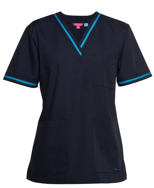 JB's CONTRAST LADIES SCRUBS TOP JB's CONTRAST LADIES SCRUBS TOP JB's wear Faster Workwear and Design