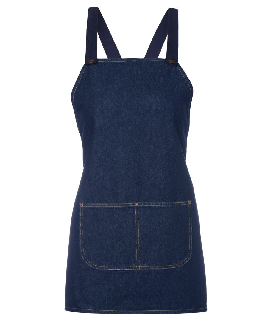 JB's CROSS BACK 65x71 BIB DENIM APRON (WITHOUT STRAP) JB's CROSS BACK 65x71 BIB DENIM APRON (WITHOUT STRAP) JB's wear Faster Workwear and Design