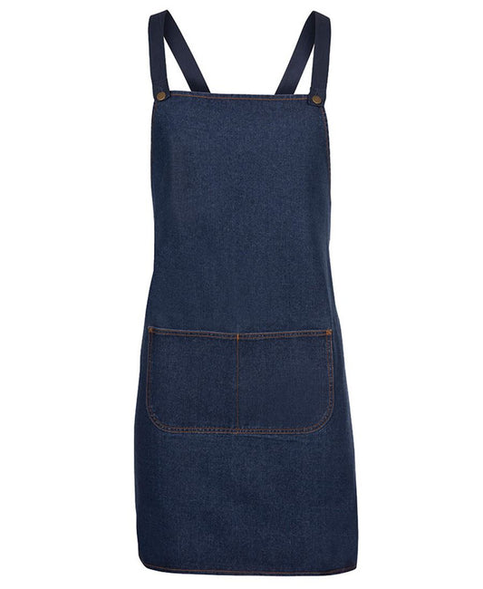 JB's CROSS BACK DENIM APRON (WITHOUT STRAP) JB's CROSS BACK DENIM APRON (WITHOUT STRAP) JB's wear Faster Workwear and Design