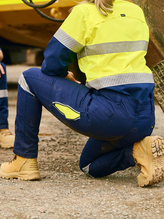 Women's X Airflow™ Taped Stretch Ripstop Vented Cargo Pant Women's X Airflow™ Taped Stretch Ripstop Vented Cargo Pant Bisley Workwear Faster Workwear and Design